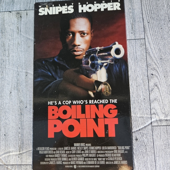 Boiling Point VHS Wesley Snipes Dennis Hopper Warner Brothers 1993 - Picture 1 of 7